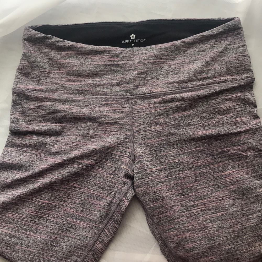 Pink Grey Tuff Athletics Leggings Size M